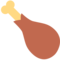 Poultry Leg emoji on Twitter
